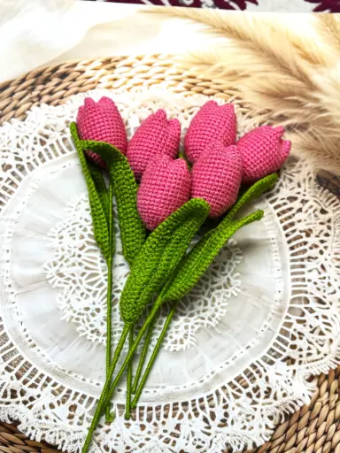 Pink Tulip - Bunch Of 6