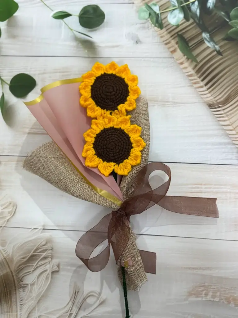Medium Sunflower Pair Of 2