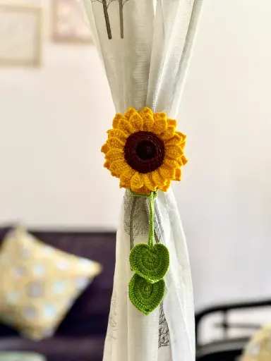 Sunflower Curtain Tie